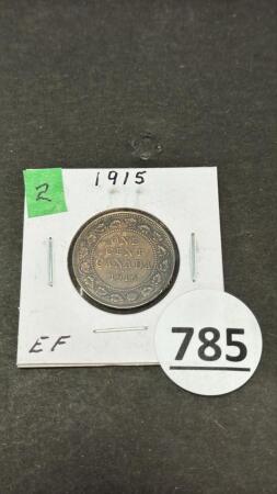 CANADIAN 1915 EF LARGE PENNY