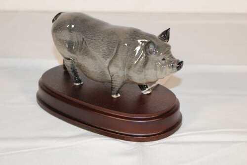 Hog On Base, Believed to be Beswick (Not Signed)