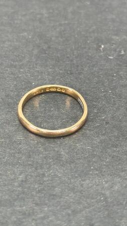 22K YELLOW GOLD BAND