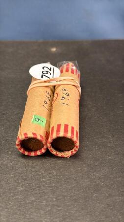 CANADIAN 2 ROLLS 1968 &69 PENNIES