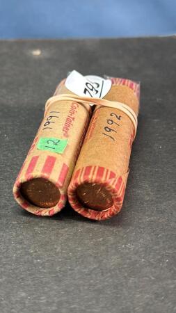 CANADIAN 2 ROLLS 1991 & 92 PENNIES