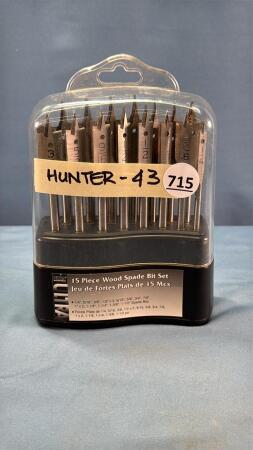 15PCS SPADE WOOD BIT SET
