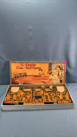 THE CASTLE CUE & BALL GAME PARTIAL SET