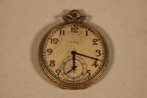 Elgin Men's Gold Filled Pocket Watch