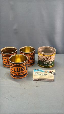 TOBACCO TINS