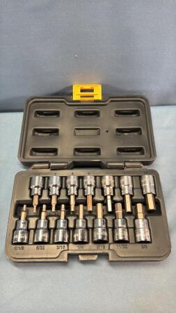 MASTERCRAFT 3/8IN DRIVE SAE & METRIC ALLEN KEYS