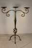 Wrought Iron Candle Stand, 30" Tall