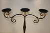 Wrought Iron Candle Stand, 30" Tall - 3