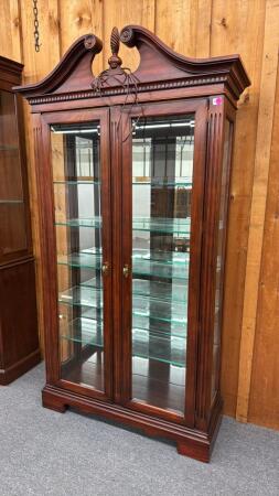 LARGE 2 DOOR CURIO CABINET