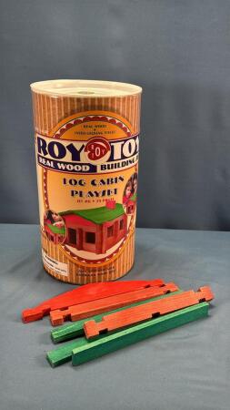 ROY TOY REAL WOOD BUILDING SET