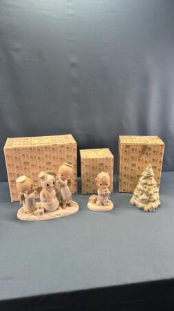 (3) PRECIOUS MOMENT FIGURINES