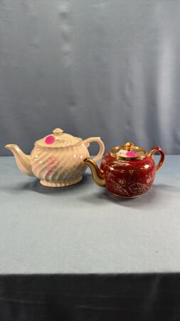 (2) TEA POTS