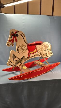 WOODEN ROCKING HORSE