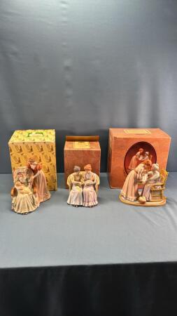 (4) TREASURED MEMORIES FIGURINES