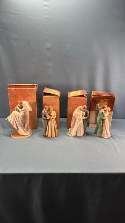 (4) TREASURED MEMORIES FIGURINES