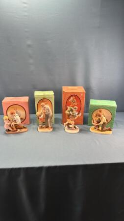 (4) TREASURED MEMORIES FIGURINES