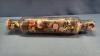 14IN LONG GLASS ROLLING BIN WITH BUTTONS - 2