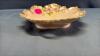 7IN HAND PAINTED BOWL W/SELECTION OF SKELETON KEYS - 4
