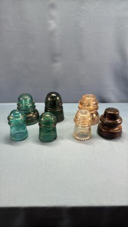 GLASS & PORCELAIN INSULATOR LOT