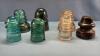 GLASS & PORCELAIN INSULATOR LOT - 2