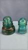 GLASS & PORCELAIN INSULATOR LOT - 4