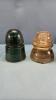 GLASS & PORCELAIN INSULATOR LOT - 5