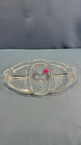 CORNFLOWER DIVIDED RELISH PLATE