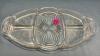 CORNFLOWER DIVIDED RELISH PLATE - 3