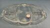 CORNFLOWER DIVIDED RELISH PLATE - 4