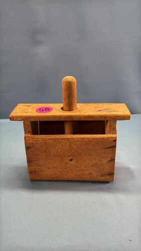 WOODEN BUTTER PRESSS