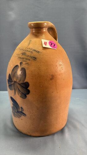 TAYLOR & BARNSDALE GROCERS STRATFORD JUG