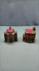 (2) CAST IRON BANKS
