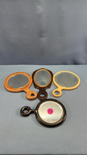 (4) ROUND DRESSER MIRRORS
