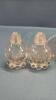 ETCHED GLASS LOT - 2