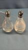 ETCHED GLASS LOT - 5