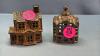 (2) SMALL CAST IRON BANKS - 2
