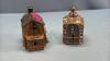 (2) SMALL CAST IRON BANKS - 6