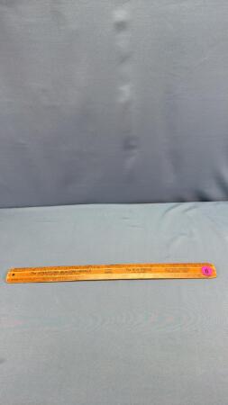 STRATFORD BEACON HERALD 18IN RULER