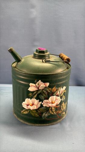 STENCILED KEROSENE PAIL