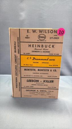 1969 VERNON'S STRATFORD DIRECTORY