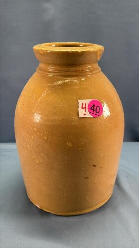 GLAZED CROCK 10IN HIGH