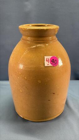 GLAZED CROCK 10IN HIGH