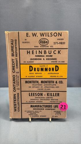 1965 VERNON'S STRATFORD DIRECTORY