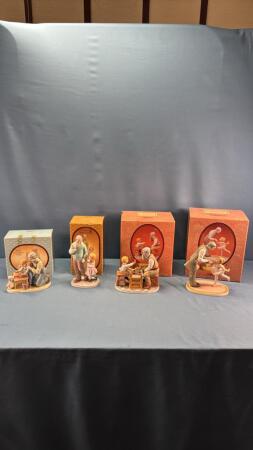 (4) TREASURED MEMORIES FIGURINES