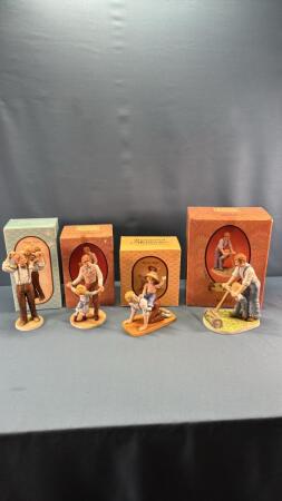 (4) TREASURED MEMORIES FIGURINES