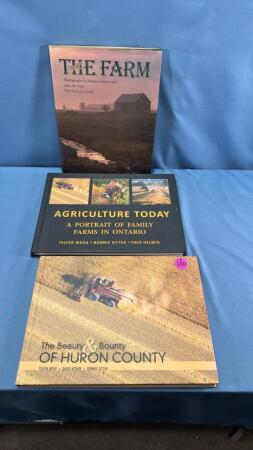 (3) FARM RELATED HARD COVER BOOKS