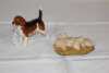 Beswick Dog and Royal Doulton Hogs