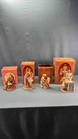 (4) TREASURED MEMORIES FIGURINES