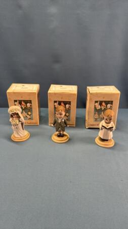 (3) CHILDREN OF C.H. TWELVETREES FIGURINES