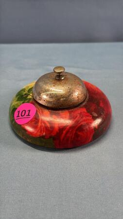 WOOD & METAL 4IN ROTARY COUNTER BELL